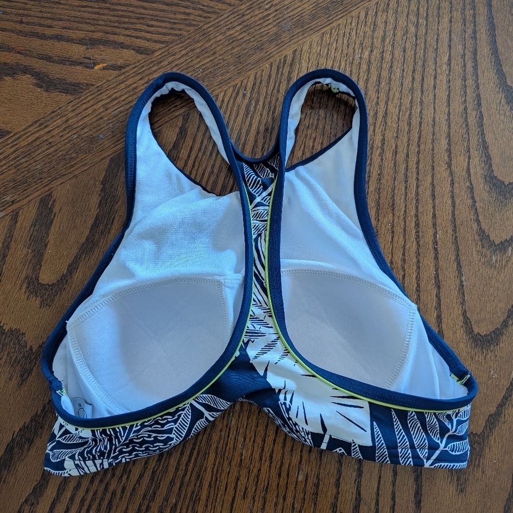 Jag Blue and White Patterned Bikini Size Small - Picture 2 of 3